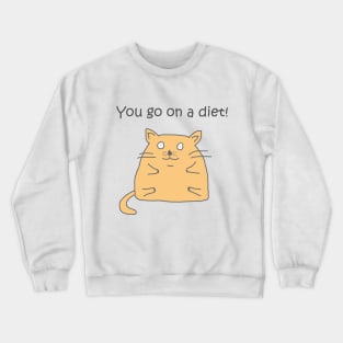 Body Positive Cat Crewneck Sweatshirt